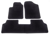 Car Mats ACI textile carpets for CITROEN Berlingo 96-02 black (5 seats, set of 3) - Autokoberce