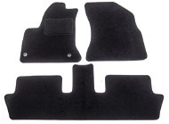 ACI textilné koberce pre CITROEN C4 Picasso 07-10  čierne (5 sedadiel, sada 3 ks) - Autokoberce