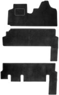 ACI textile carpets for CITROEN Jumpy 07- black (8 seats) set of 3 pcs - Car Mats
