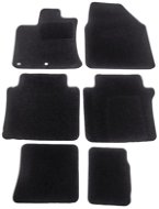 ACI textile carpets for NISSAN Qashqai 07-10 black (for 7-seater version, set of 6) - Car Mats