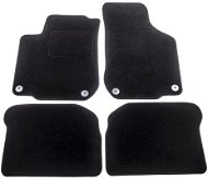 ACI textile carpets for SEAT Leon 99-05 black (for round clips) set of 4 pcs - Car Mats