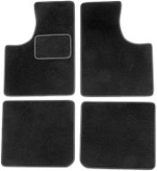 ACI textilné koberce pre ŠKODA 105 1976 – 1988 čierne (súprava 4 ks) - Autokoberce