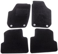 ACI textilné koberce pre ŠKODA FABIA 07 – 10  čierne (pre guľaté príchytky) súprava 4 ks - Autokoberce