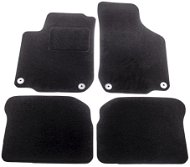 ACI textile carpets for ŠKODA OCTAVIA 97-01 black (for round clips) set of 4 pcs - Car Mats