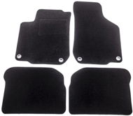 Car Mats ACI textile carpets for ŠKODA OCTAVIA 97-01 black (for oval clips) set of 4 pcs - Autokoberce