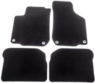 ACI textile carpets for ŠKODA OCTAVIA 97-01 black (for oval clips) set of 4 pcs - Car Mats