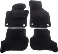 ACI textile carpets for ŠKODA OCTAVIA 04- black (for oval clips) set of 4 pcs - Car Mats