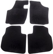 Autokoberce ACI textilné koberce pre ŠKODA Rapid 12-  čierne (pre okrúhle príchytky) sada 4 ks - Autokoberce