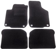 ACI textile carpets for VW BORA 98-05 black (for oval clips) set of 4 pcs - Car Mats