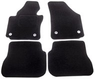 ACI textile carpets for VW CADDY 04-10 black (for round clips) set of 4 pcs - Car Mats