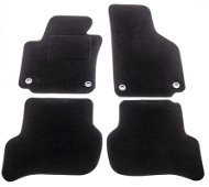 Car Mats ACI textile carpets for VW Golf PLUS 05-09 black (for oval clips) set of 4 pcs - Autokoberce