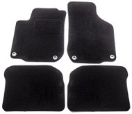 ACI textile carpets for VW GOLF 97-03 black (for oval clips) set of 4 pcs - Car Mats