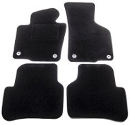 ACI textile carpets for VW PASSAT 05-10 black (for round clips) set of 4 pcs - Car Mats