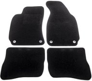 Car Mats ACI Textile Carpets for VW PASSAT 96-00 Black (for Oval Clips) Set of 4 pcs - Autokoberce