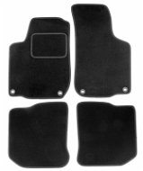 Autokoberce ACI textilné koberce pre ŠKODA OCTAVIA 97-01  čierne (na oválne príchytky) sada 4 ks - Autokoberce