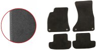 Autokoberce ACI textilné koberce pre AUDI A5 07-11  EXCLUSIVE (pre okrúhle príchytky) sada 4 ks - Autokoberce