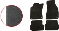 ACI textile carpets for AUDI A6 08-11 EXCLUSIVE (for round clips) set of 4 pcs - Car Mats