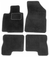 Autokoberce ACI textilné koberce pre DACIA Logan 08-12  čierne (sada 4 ks) - Autokoberce