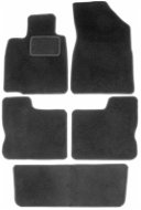 Car Mats ACI textile carpets for DACIA Logan 08-12 black (set of 5 pcs) - Autokoberce