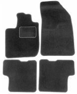 textilné koberce pre DACIA Duster 18-  čierne (súprava 4 ks) - Autokoberce