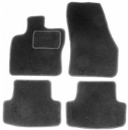 ACI textilné koberce pre ŠKODA KAROQ 17-  čierne (pre okrúhle príchytky) sada 4 ks - Autokoberce