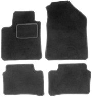 ACI textile carpets for HYUNDAI i10, 13- black (set of 4 pcs) - Car Mats