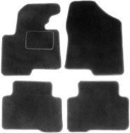ACI pre HYUNDAI Santa Fe 12 – 17  textilné koberčeky čierne (súprava 4 ks) - Autokoberce
