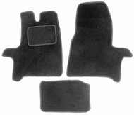 ACI textile carpets for FORD Transit 14- black (2 seats, set of 3) - Car Mats