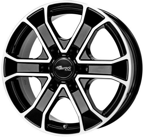 BROCK RC31 SGVP 7x17 (Polished + black gloss) - Aluminum Wheel - Main image