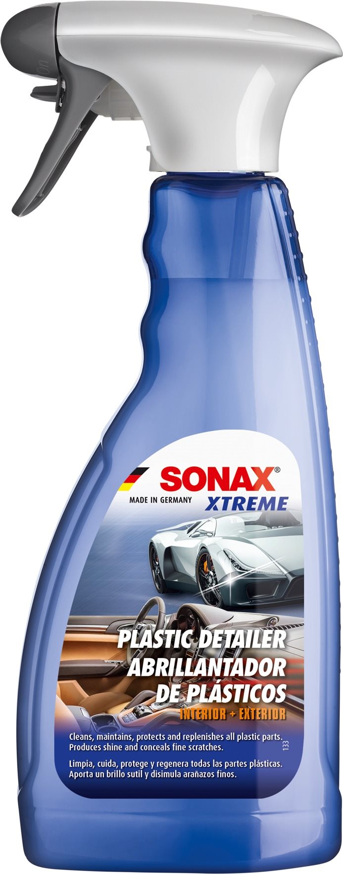 Sonax Xtreme Detailer Cleaner tisztítószer belső és külső műanyag felületek ápolására - 500 ml