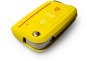 Ochranné silikónové puzdro na kľúč pre VW/Seat/Škoda novšia generácia, s vystreľovacím kľúčom, farba žltá - Obal na kľúče od auta