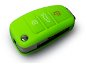 Ochranné silikónové puzdro na kľúč pre Audi s vystreľovacím kľúčom, farba zelená - Obal na kľúče od auta