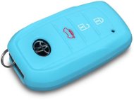 Protective Silicone Key Case for Toyota, Light Blue - Car Key Case