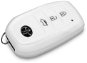 Protective Silicone Key Case for Toyota, White - Car Key Case