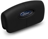 Protective silicone key case for Ford curved key, colour black - Car Key Case