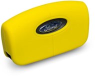 Ochranné silikónové puzdro na kľúč pre zahnutý kľúč Ford, farba žltá - Obal na kľúče od auta