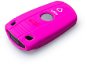 Protective Silicone Key Case for BMW, Pink - Car Key Case