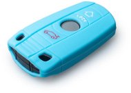 Ochranné silikónové puzdro na kľúč pre BMW, farba svetlo modrá - Obal na kľúče od auta