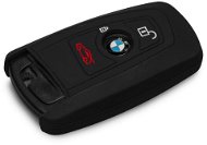 Protective silicone key case for BMW newer models, colour black - Car Key Case