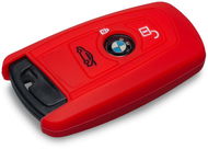 Protective Silicone Key Case for BMW Newer Models, Red Colour - Car Key Case