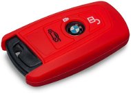 Ochranné silikónové puzdro na kľúč pre BMW novšie modely, farba červená - Obal na kľúče od auta
