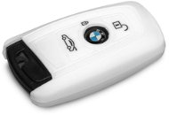 Protective silicone key case for BMW newer models, colour white - Car Key Case
