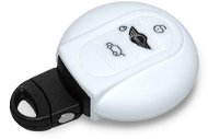 Ochranné silikónové puzdro na kľúč pre Mini, farba biela - Obal na kľúče od auta
