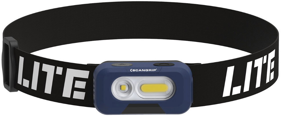 SCANGRIP Head Lite - újratölthető COB LED-es fejlámpa 2in1 funkcióval, akár 150 lumen fényerő