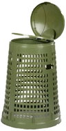 Plastic waste bin for bags 120 L, green - Rubbish Bin