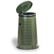 Plastic waste bin for bags 120 L, green - Rubbish Bin