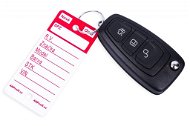AHProfi Key Tags with Hanging Ring - Red - Key Tag