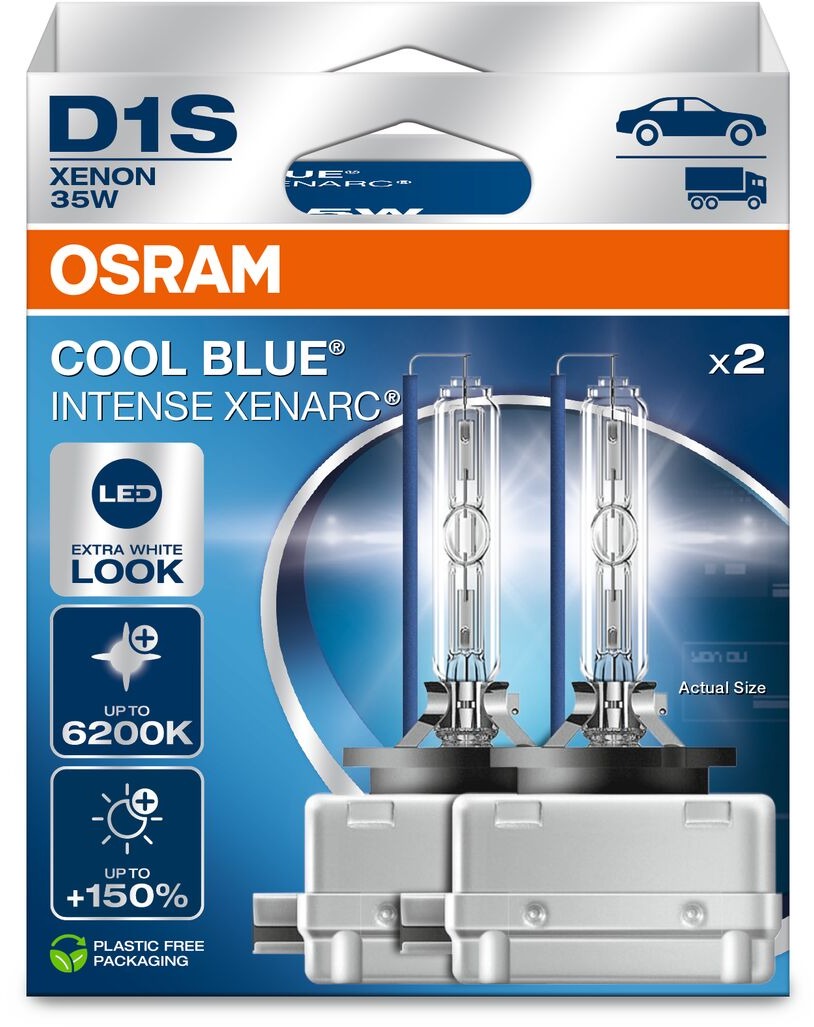OSRAM Xenarc CBI Next Generation, D1S, 35W, 12/24V, PK32d-2 Duobox