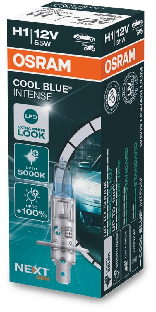 OSRAM H1 Cool Blue Intense, 12V, 55W, P14,5s, doboz