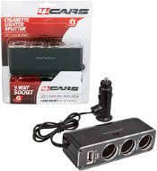 4Cars elosztó szivargyújtóba USB 12 V / 24 V kábellel - Autós adapter